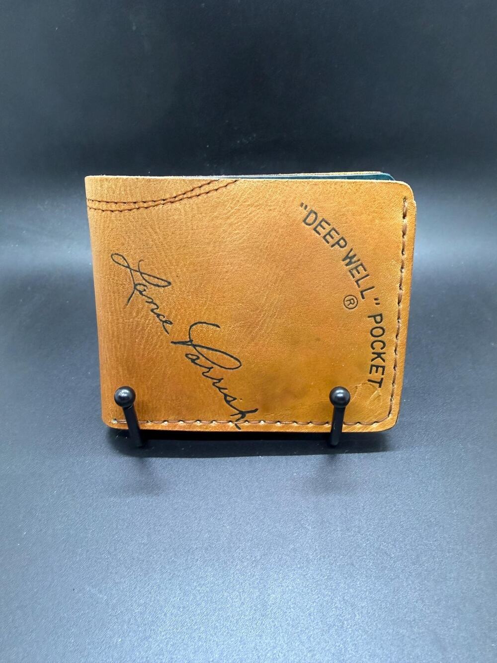 Handmade Baseball Glove Leather Wallet – Minimalist & Versatile